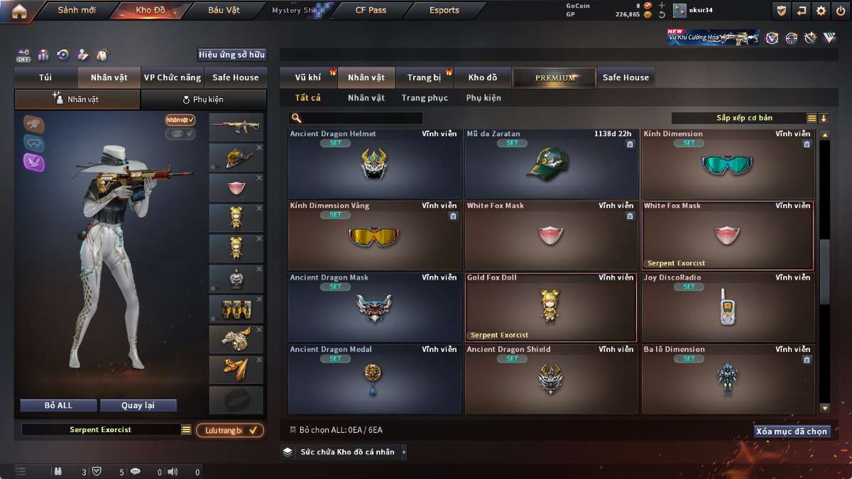 shop acc cf uy tin gia re